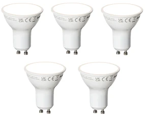 Sada 5 inteligentných LED žiaroviek GU10 biela 7W 700 lm 3000K