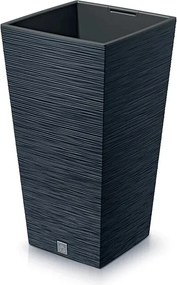 Kvetináč FURU SQUARE 24 cm, antracit, 24 cm