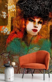 Fototapeta, Žena abstraktní Glamour - 150x210 cm