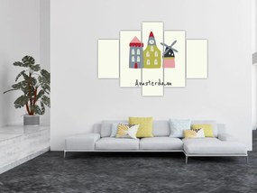 Obraz - Mestá Európy N⁰4 (150x105 cm)