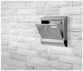 Livarno home Poštová schránka (strieborná)  (100378803)