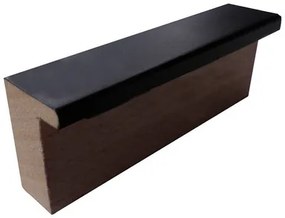 DANTIK rám na obraz 40x50 | FC černá vysoká (Plexi Čiré)