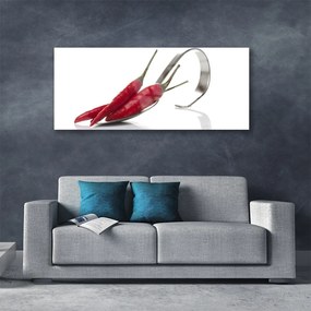 Obraz plexi Chilli lyžica kuchyňa 125x50 cm