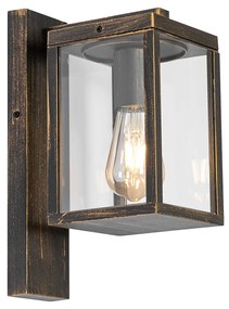 Vintage vonkajšia nástenná lampa starožitné zlato IP44 - Charlois