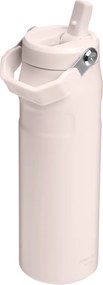 Termo fľaša na vodu so slamkou IceFlow 700 ml ruženín