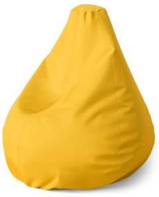 Sablio Sedací vak Pear Žltooranžová - 140 x 100 x 25 cm
