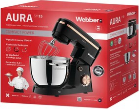 WEBBER Kuchynský robot Webber AURA SM15 - 5,2 l