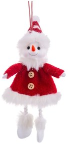 Textilná vianočná ozdoba 17 cm Snowman – Casa Selección