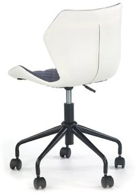 Halmar Detská stolička Matrix, biela/sivá