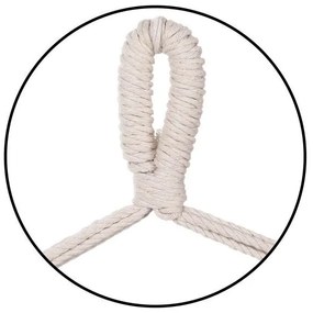 InternetovaZahrada Závesné kreslo - krémové