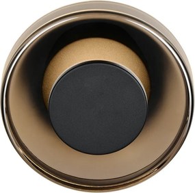 Matne čierne LED nástenné svietidlo so stmievačom ø 22 cm Celeste – Trio