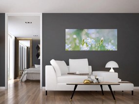 Obraz - Jemné kvety (120x50 cm)