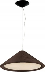 Faro Saigon In 700 závesné svietidlo hnedá, dizajnové, priemer 70 cm