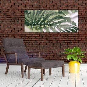 Obraz - List monštier (120x50 cm)
