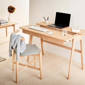 Pracovný stôl s doskou z dubového dreva 110x55.5 cm Home - Hammel Furniture