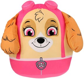 Squish vankúšik Labková patrola - Paw Patrol - motív Skye - 36×32×17 cm