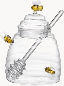 Sklenená dóza na med Bee, 500 ml