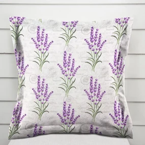 Biante Dekoračná obliečka na vankúš s lemom PML-033 Provence levandule 45 x 45 cm
