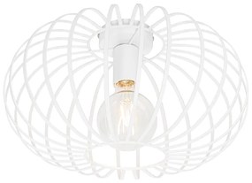 Dizajnové stropné svietidlo biele 39 cm - Johanna