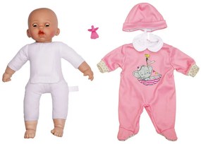 Playtive Bábika Kim vydávajúca zvuky, 38 cm (bledoružová)  (100367362)