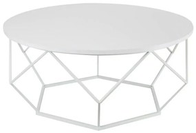 HowHomely Konferenčný stolík DIAMOND 41,5x90 cm biela DD0045