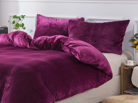 XPOSE® Mikroplyšové obliečky JORGA Exclusive - čučoriedkové