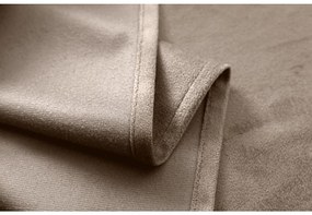 Svetlohnedý zatemňovací záves VELVET 140x250 cm Zavesenie: Riasiaca páska