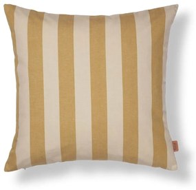 Ferm Living Vonkajšia obliečka na vankúš Strand Warm Yellow/Parchment 50 × 50 cm