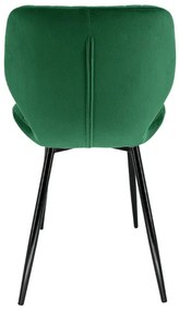 Set dvoch jedálenských stoličiek SJ.17 fľaškovo zelené