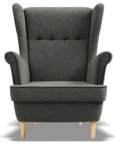 Kreslo VELO tmavosivé