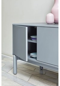 Modrý/sivý TV stolík 180x56 cm Corvo – Teulat