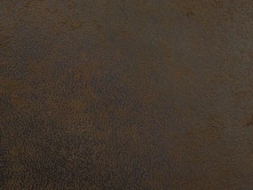 Rozkladacia pohovka z umelej kože hnedá DERBY Beliani