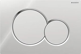 Geberit 115.770.KA.5 - Splachovacie tlačidlo Sigma01 Round 24,6x16,4 cm chróm