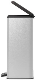 Curver Odpadkový kôš DECO BIN 65L, strieborný
