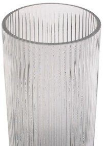 Sivá sklenená váza PT LIVING Allure, výška 30 cm