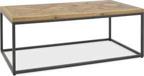 Konferenčný stolík Indus 114 cm z masívu dub prírodný/grafit