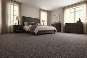 Timzo, Metrážny koberec Bingo 6810, na mieru, šíře 3m,4m,5m, hnedá, filc, obývacia izba