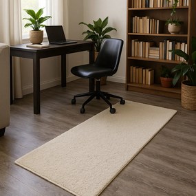 AladinWorld Expres, Behúň Velur Ultra biely, 120x200, biela, detská izba