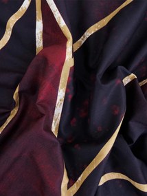 Predĺžené bavlnené obliečky Renforcé – Marco vínové