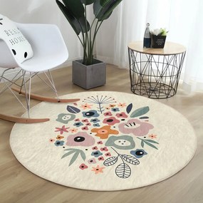Prateľný okrúhly koberec vhodný pre robotické vysávače ø 120 cm Comfort – Mila Home
