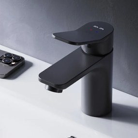 Umývadlová batéria AM.PM X-Joy FXA02122 jednopáková, čierna