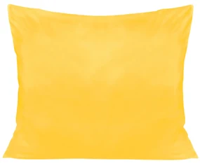 SATÉNOVÁ OBLIEČKA NA VANKÚŠ 50X80 CM ŽLTÁ