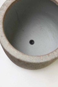 Izbový kvetináč CALDO, vláknocement, 30x27 cm, sivý