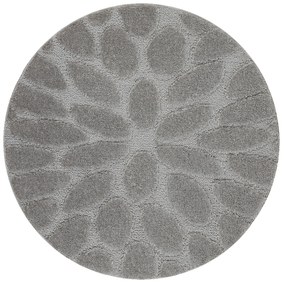 Kúpeľňový koberec SUPREME kruh STONES sivý