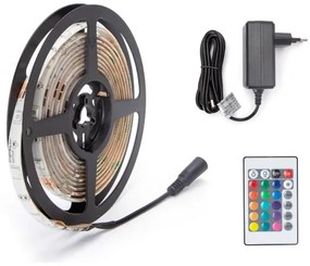 Aigostar - LED RGB Stmievateľný pásik 3m LED/24W/12/230V IP65 + DO