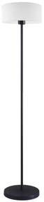 LED Stojacia lampa TUNJA 1xE27/20W/230V pr. 30 cm čierna/biela