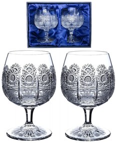 Onte Crystal Bohemia Crystal ručne brúsené poháre na brandy a koňak 500pk 280 ml 2KS