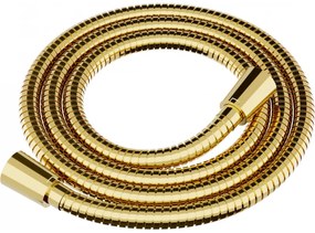 Mexen príslušenstvo, Sprchová hadica 150 cm, nerezové opletenie, zlatá, 79460-50