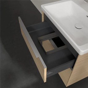 VILLEROY &amp; BOCH Subway 3.0 závesná skrinka pod umývadlo, 2 zásuvky, 622 x 478 x 429 mm, Nordic Oak, C57600VJ