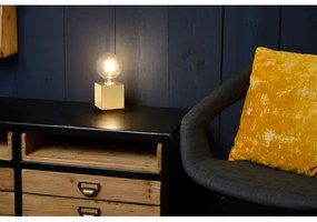 Lucide 20500/05/01 - LED stolná lampa CUBICO 1xE27/5W/230V mosadz